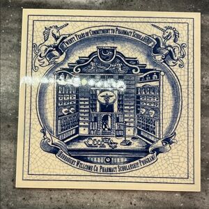 VTG 20 year commemorative set. Delft Burrough’s Welcome Pharmacy Program